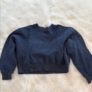 Calia Navy Blue Cropped Sweatshirt
